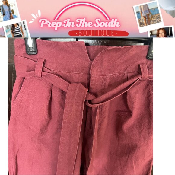 Free People FP One Imogen Wide Leg Crop Pants Sz 2 | Rose - Picture 9 of 11